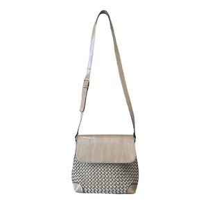 Relic Woven Brown Crossbody Bag